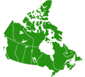canada map